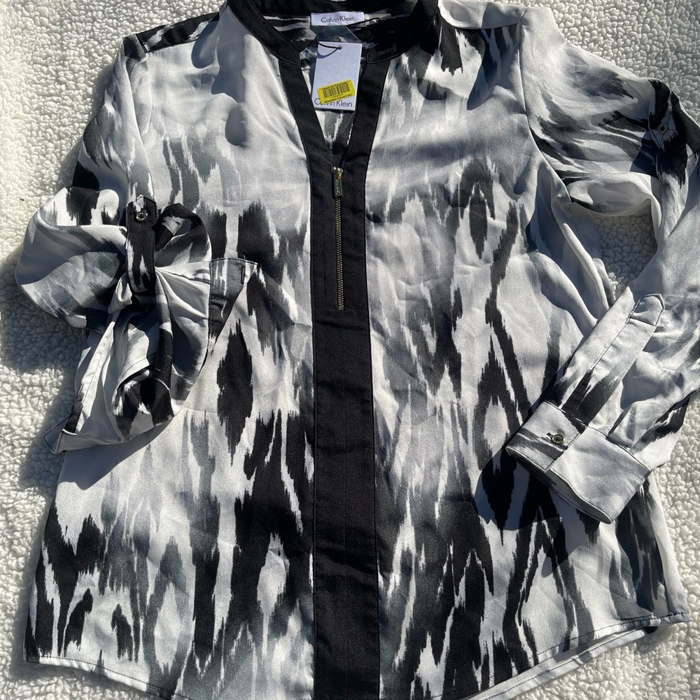 Calvin Klein V-neck blouse